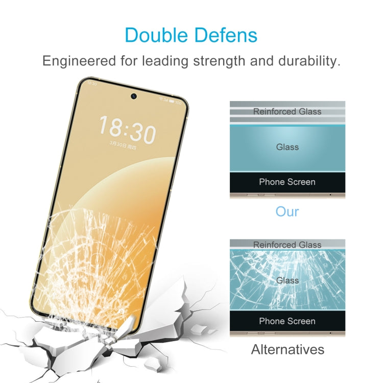 For Meizu 20 10 PCS 0.26mm 9H 2.5D Tempered Glass Film