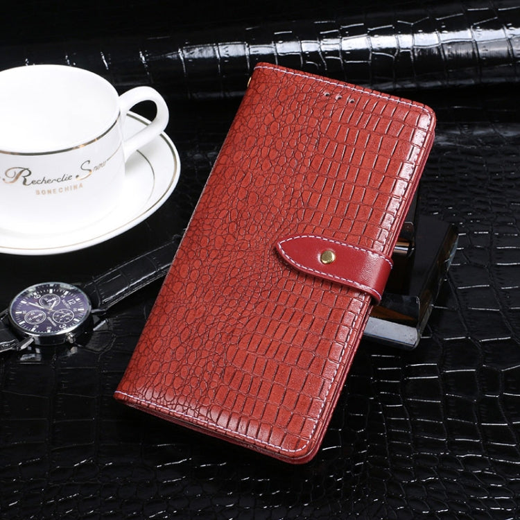 For Vivo Nex 3 5G idewei Crocodile Texture Horizontal Flip Leather Case with Holder & Card Slots & Wallet