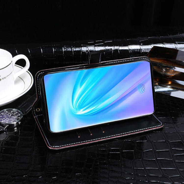 For Vivo Nex 3 5G idewei Crocodile Texture Horizontal Flip Leather Case with Holder & Card Slots & Wallet