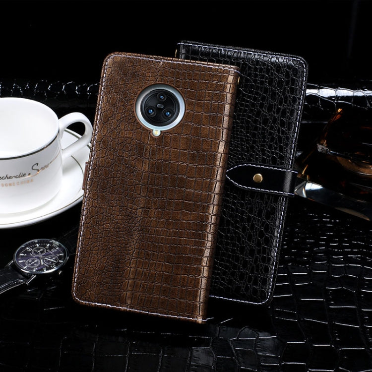 For Vivo Nex 3 5G idewei Crocodile Texture Horizontal Flip Leather Case with Holder & Card Slots & Wallet