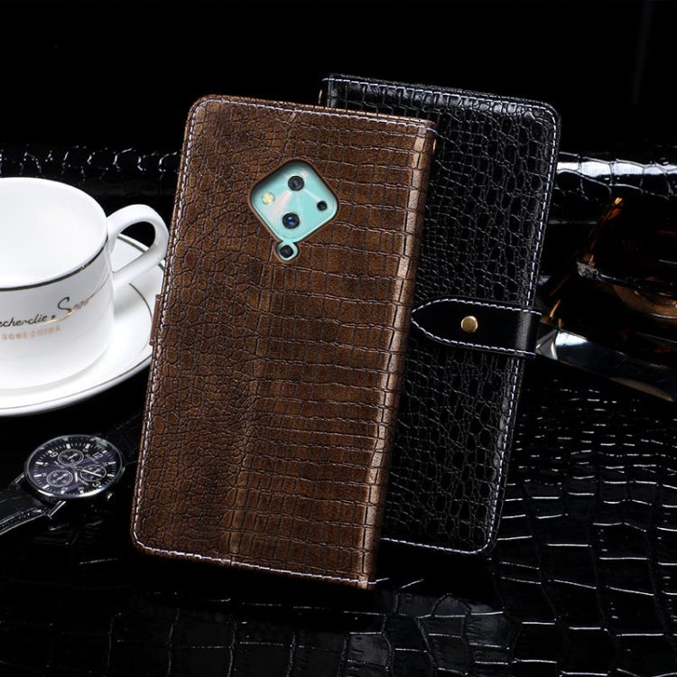 For Vivo S5 idewei Crocodile Texture Horizontal Flip Leather Case with Holder & Card Slots & Wallet