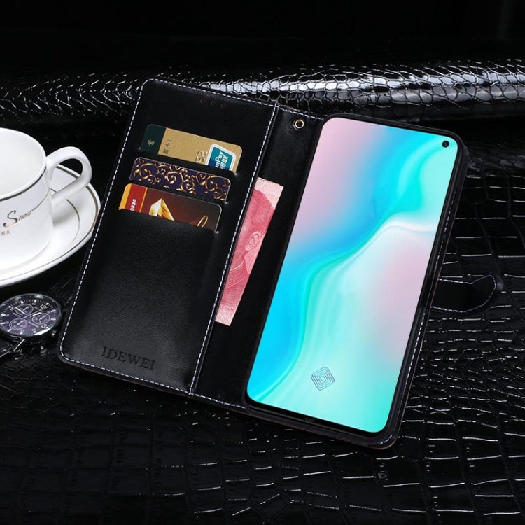 For Vivo S5 idewei Crocodile Texture Horizontal Flip Leather Case with Holder & Card Slots & Wallet