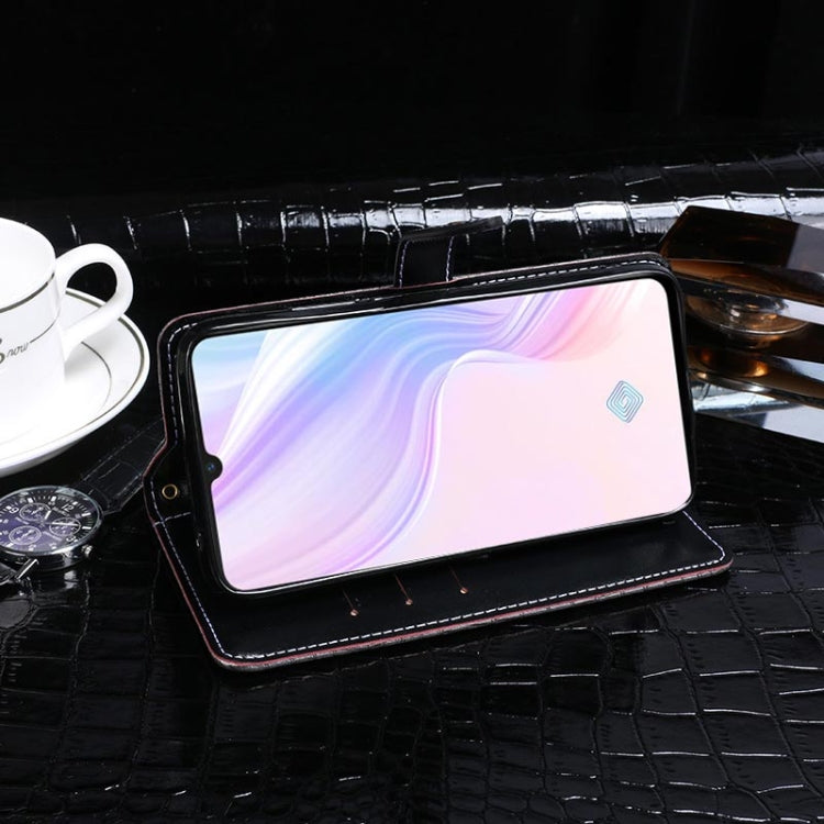For Vivo Y9s idewei Crocodile Texture Horizontal Flip Leather Case with Holder & Card Slots & Wallet