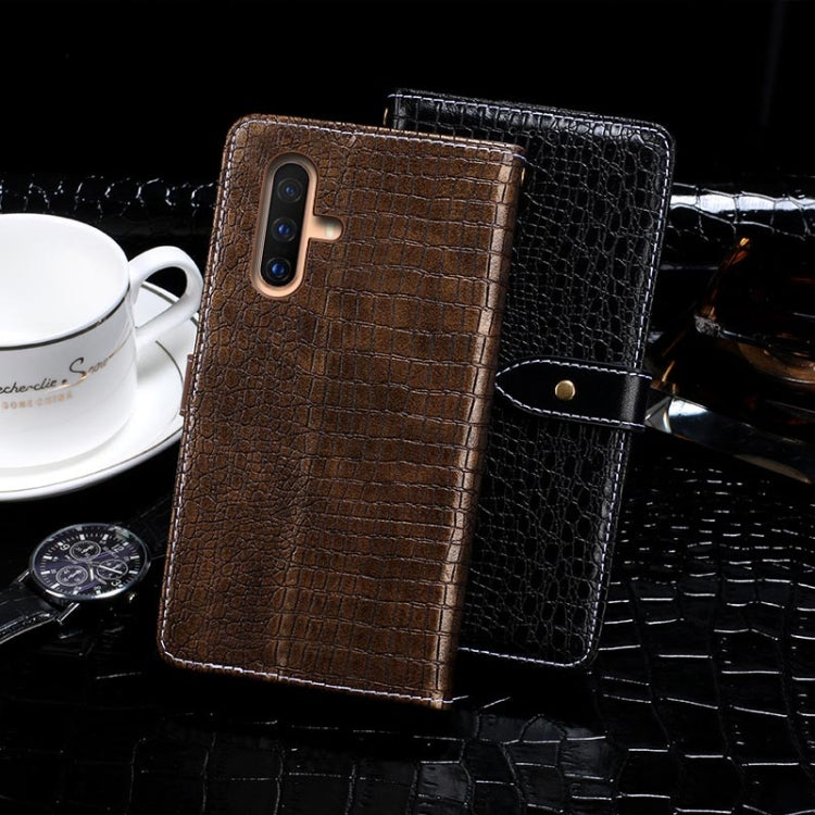 For Vivo X30 idewei Crocodile Texture Horizontal Flip Leather Case with Holder & Card Slots & Wallet