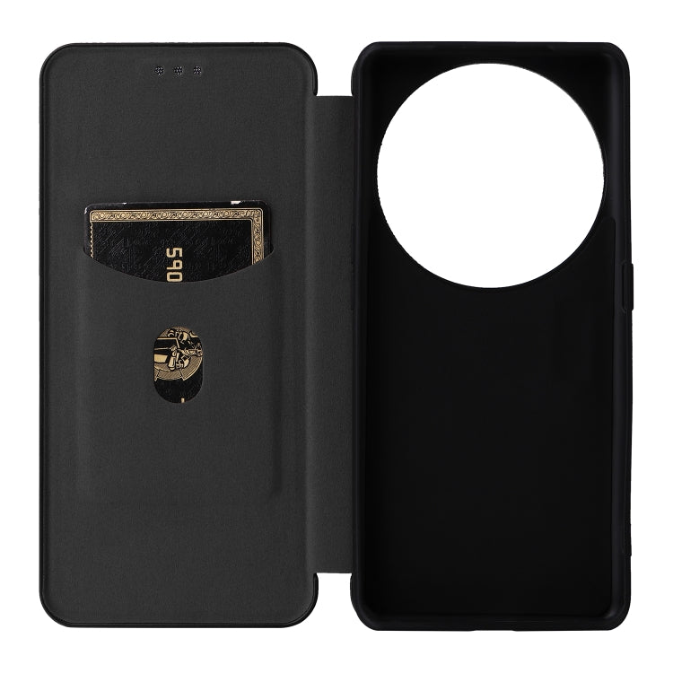 For OPPO Find X6 Carbon Fiber Texture Flip Leather Phone Case