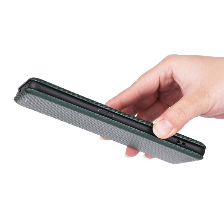 For OPPO Find X6 Carbon Fiber Texture Flip Leather Phone Case