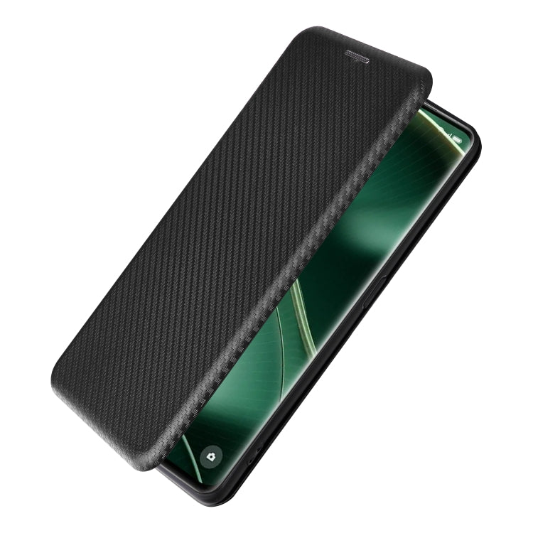 For OPPO Find X6 Pro 5G Carbon Fiber Texture Flip Leather Phone Case