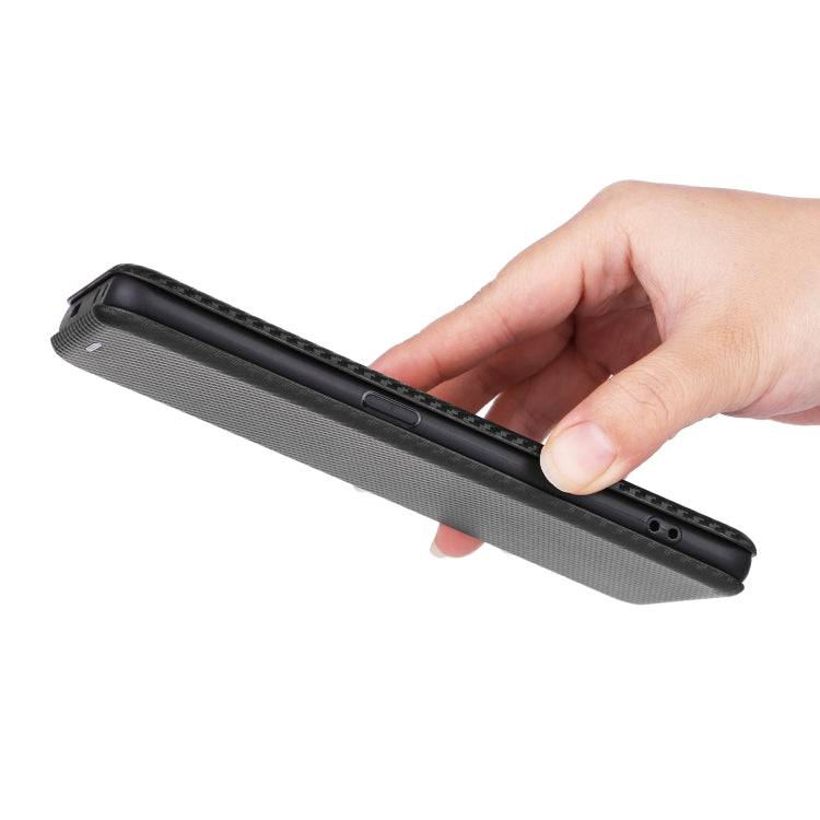 For OPPO Find X6 Pro 5G Carbon Fiber Texture Flip Leather Phone Case