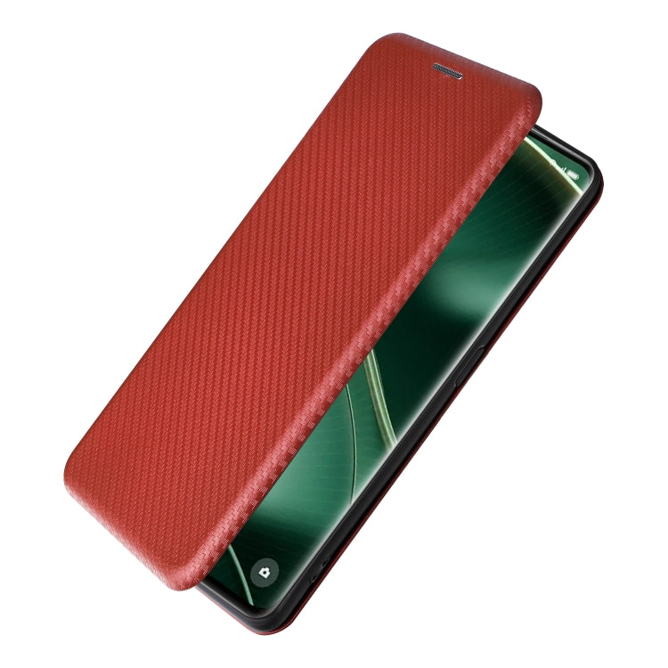 For OPPO Find X6 Pro 5G Carbon Fiber Texture Flip Leather Phone Case