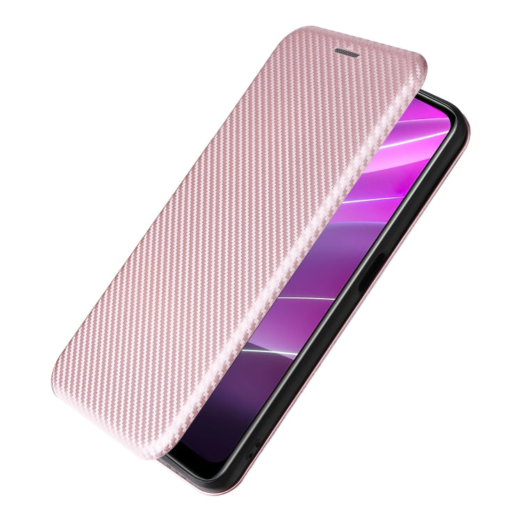 For Realme V30 / V30T Carbon Fiber Texture Flip Leather Phone Case