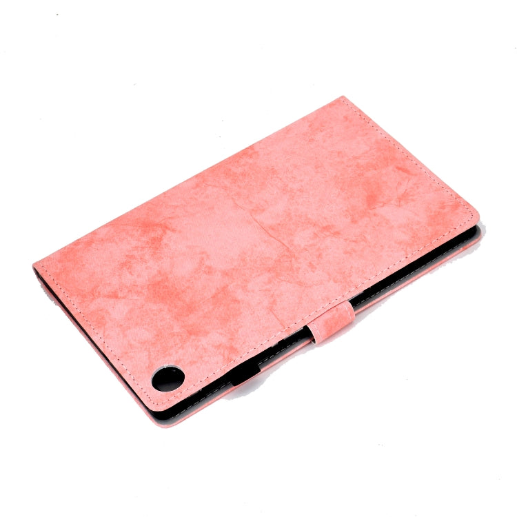 For Huawei MatePad SE Marble Style Cloth Texture PU Tablet Protective Case
