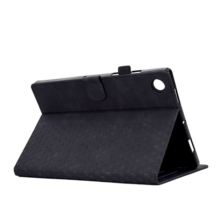 For Huawei MatePad SE Rhombus Embossed Leather Tablet Case