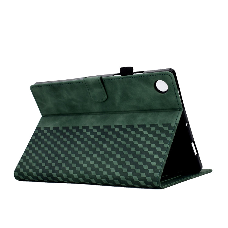 For Huawei MatePad SE Rhombus Embossed Leather Tablet Case