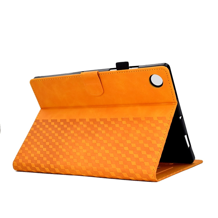 For Huawei MatePad SE Rhombus Embossed Leather Tablet Case