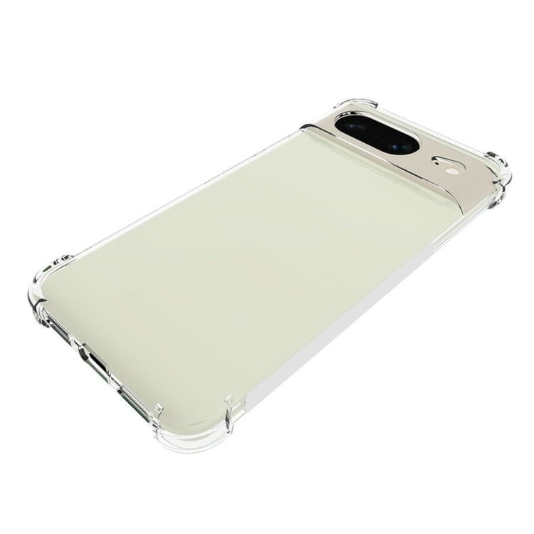 For Google Pixel 8 Shockproof Non-slip Thickening TPU Phone Case(Transparent)
