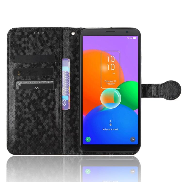 For TCL 403 Honeycomb Dot Texture Leather Phone Case