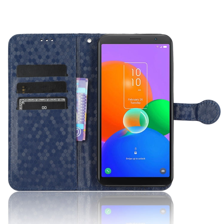 For TCL 403 Honeycomb Dot Texture Leather Phone Case