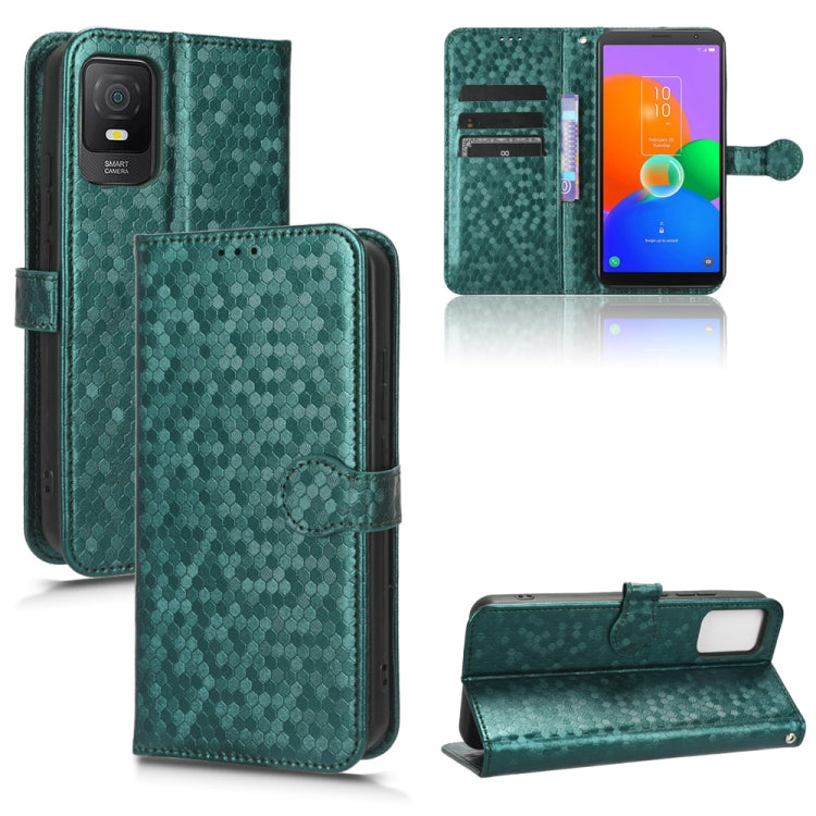 For TCL 403 Honeycomb Dot Texture Leather Phone Case