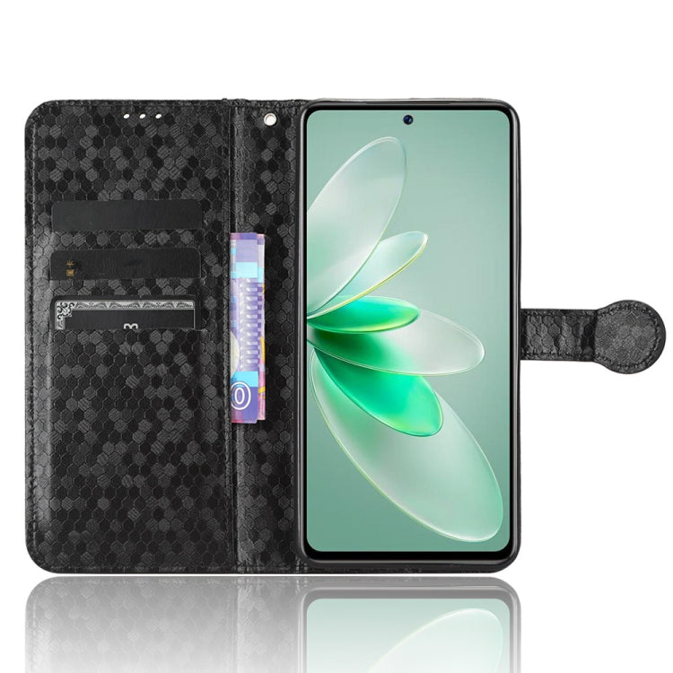 For vivo V27e / S16e Honeycomb Dot Texture Leather Phone Case