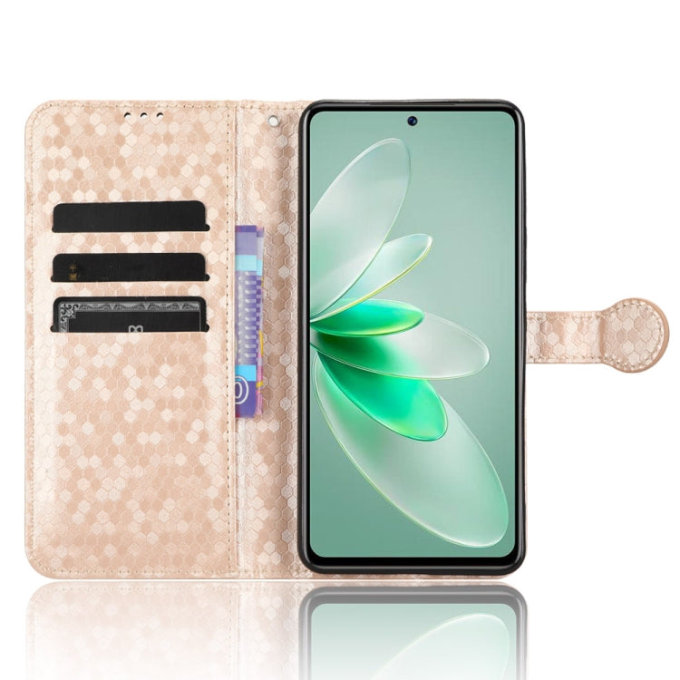 For vivo V27e / S16e Honeycomb Dot Texture Leather Phone Case