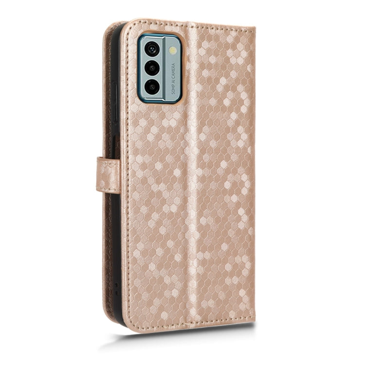 For Nokia G22 4G Honeycomb Dot Texture Leather Phone Case