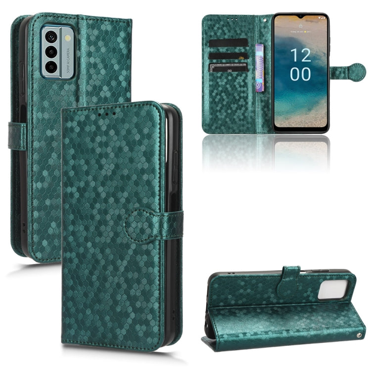 For Nokia G22 4G Honeycomb Dot Texture Leather Phone Case
