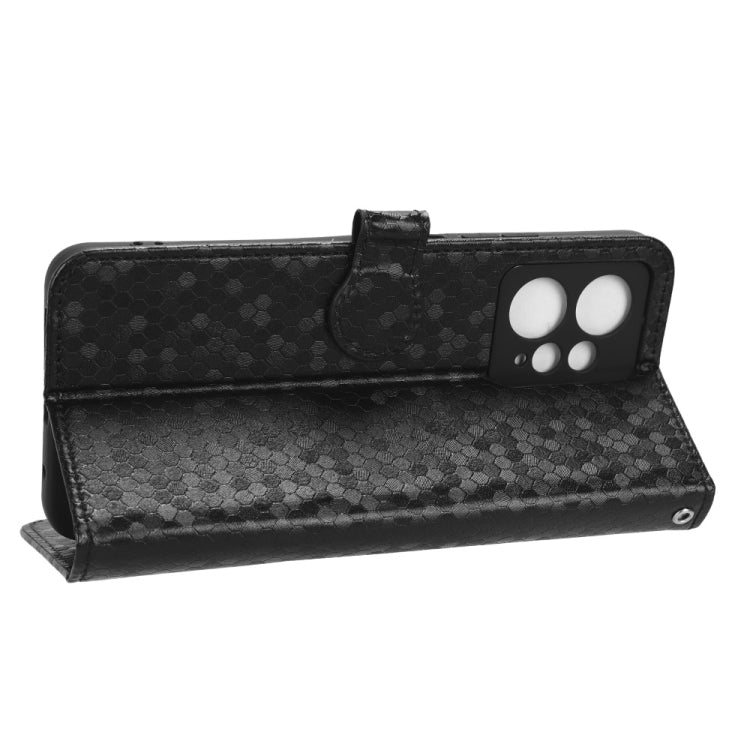 For Xiaomi Redmi Note 12 4G Global Honeycomb Dot Texture Leather Phone Case