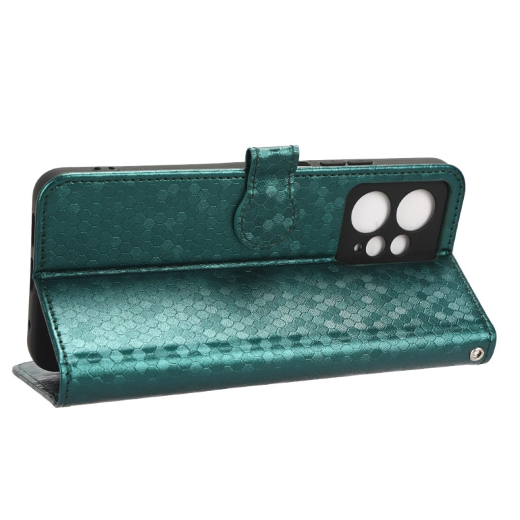 For Xiaomi Redmi Note 12 4G Global Honeycomb Dot Texture Leather Phone Case