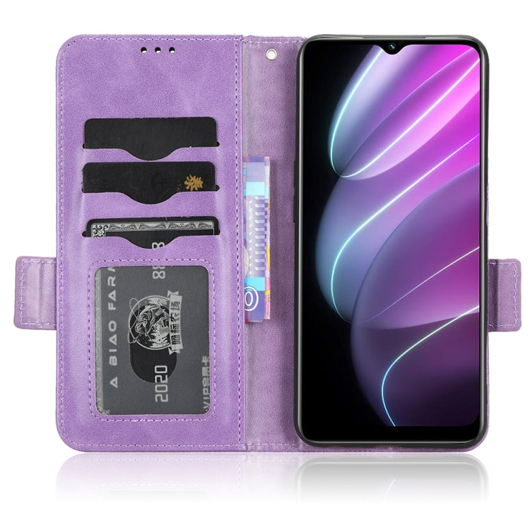 For Realme V30 / V30T 5G Symmetrical Triangle Leather Phone Case