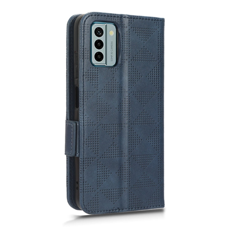 For Nokia G22 4G Symmetrical Triangle Leather Phone Case