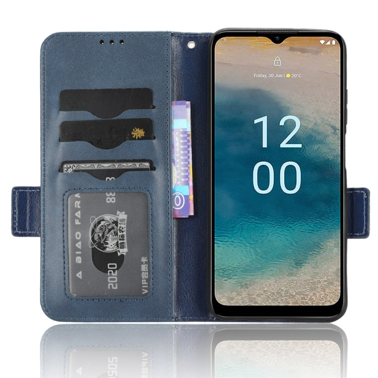 For Nokia G22 4G Symmetrical Triangle Leather Phone Case