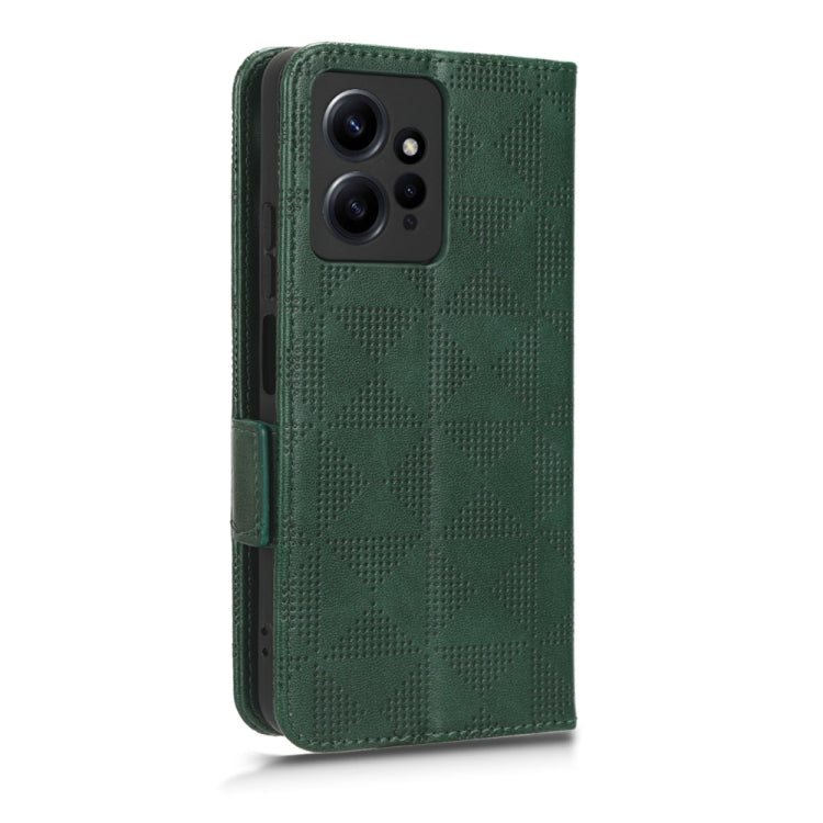 For Xiaomi Redmi Note 12 4G Global Symmetrical Triangle Leather Phone Case