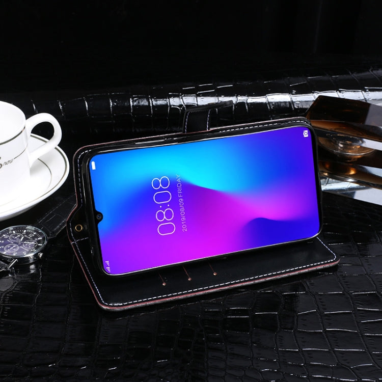 For Doogee N20 idewei Crocodile Texture Horizontal Flip Leather Case with Holder & Card Slots & Wallet