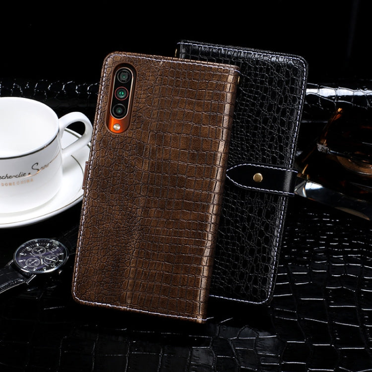 For Meizu 16T idewei Crocodile Texture Horizontal Flip Leather Case with Holder & Card Slots & Wallet