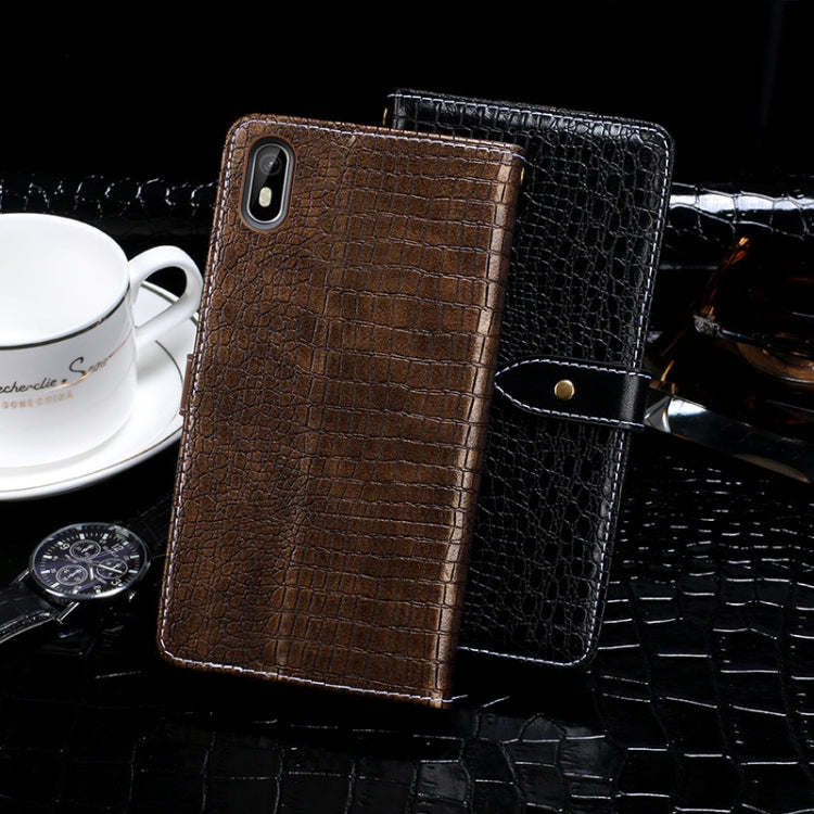 For Cubot J5 idewei Crocodile Texture Horizontal Flip Leather Case with Holder & Card Slots & Wallet