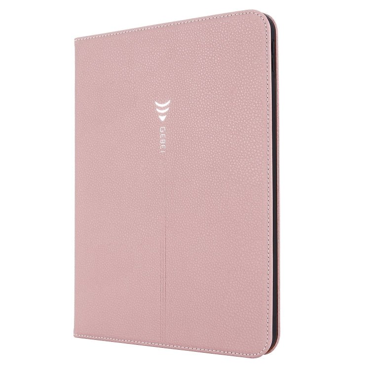 For iPad 10th Gen 10.9 2022 GEBEI Silk Texture Flip Tablet Leather Case