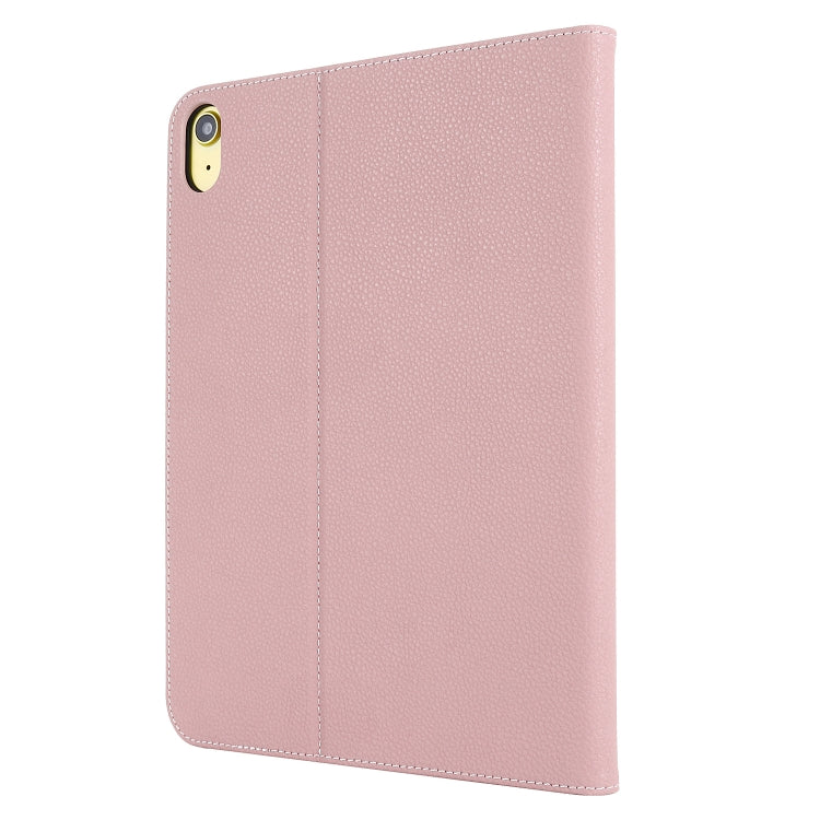 For iPad 10th Gen 10.9 2022 GEBEI Silk Texture Flip Tablet Leather Case