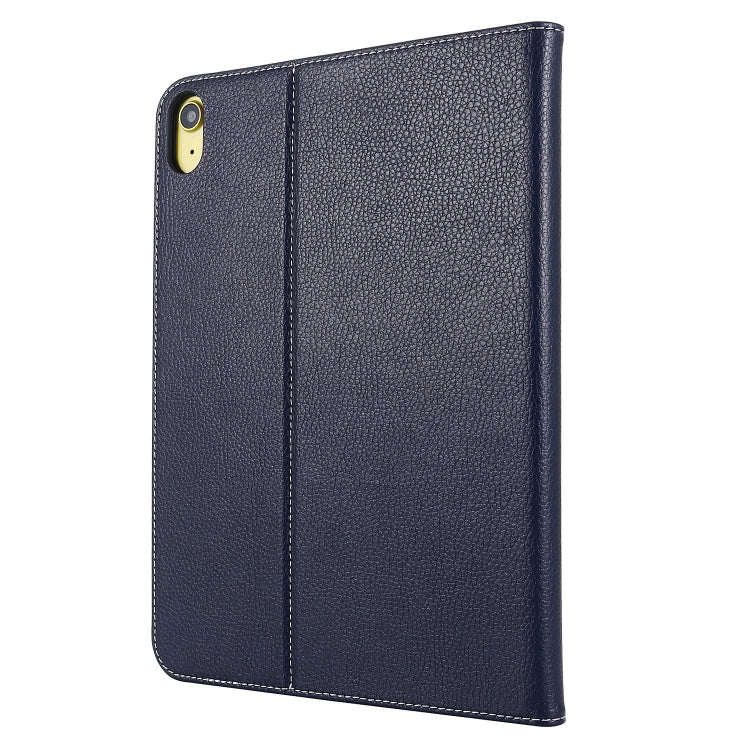 For iPad 10th Gen 10.9 2022 GEBEI Silk Texture Flip Tablet Leather Case