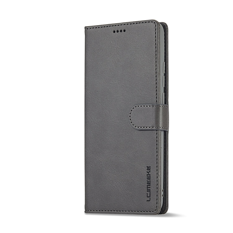 For Xiaomi Redmi 12 4G Global LC.IMEEKE Calf Texture Leather Phone Case