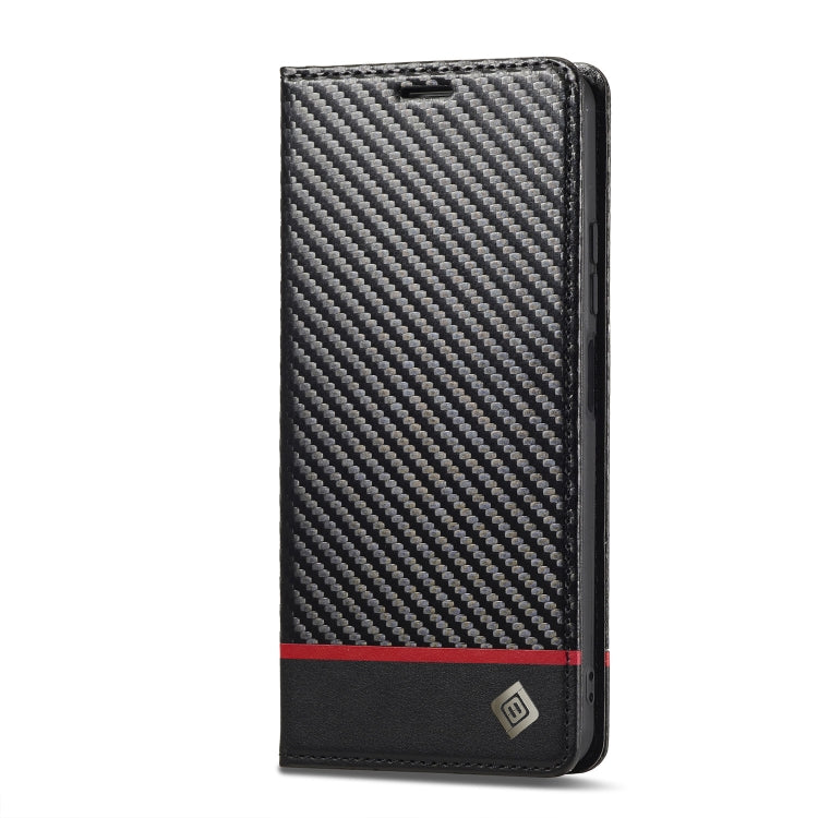 For Xiaomi Redmi Note 12 4G Global LC.IMEEKE Carbon Fiber Leather Phone Case