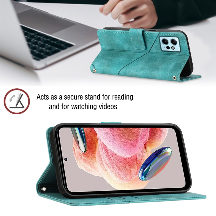 For Xiaomi Redmi Note 12 4G Global Skin-feel Embossed Leather Phone Case