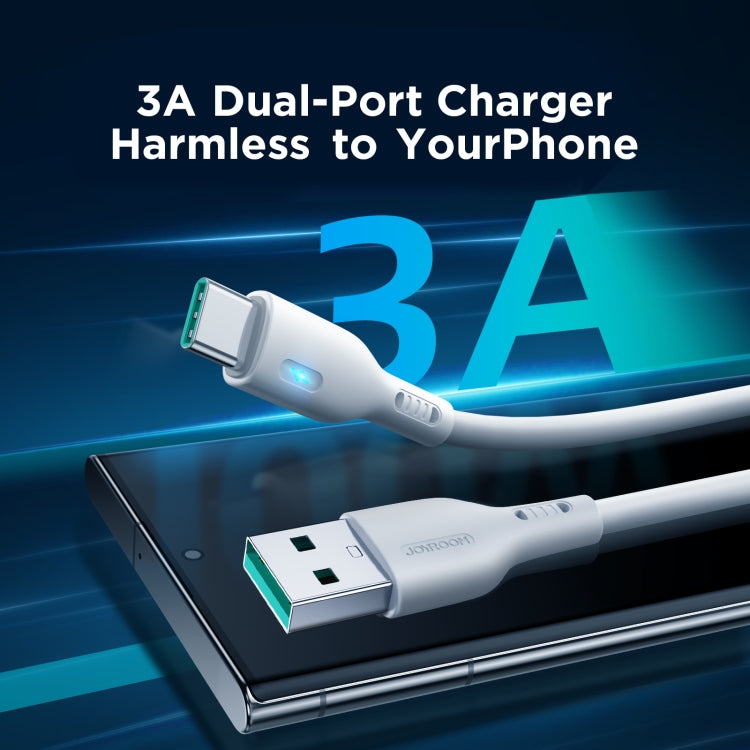 JOYROOM S-UC027A13 3A USB to USB-C / Type-C Fast Charging Data Cable, Length:2m