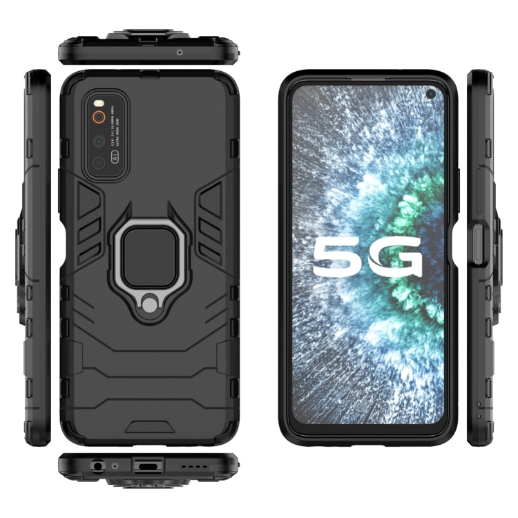 For Vivo IQOO Neo 3 PC + TPU Protective Case with Magnetic Ring Holder