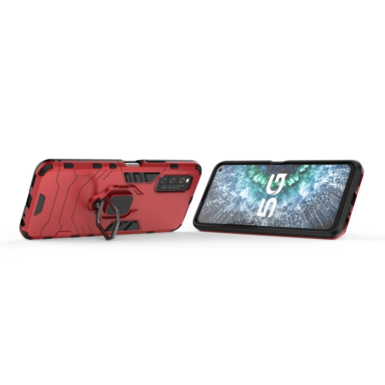 For Vivo IQOO Neo 3 PC + TPU Protective Case with Magnetic Ring Holder