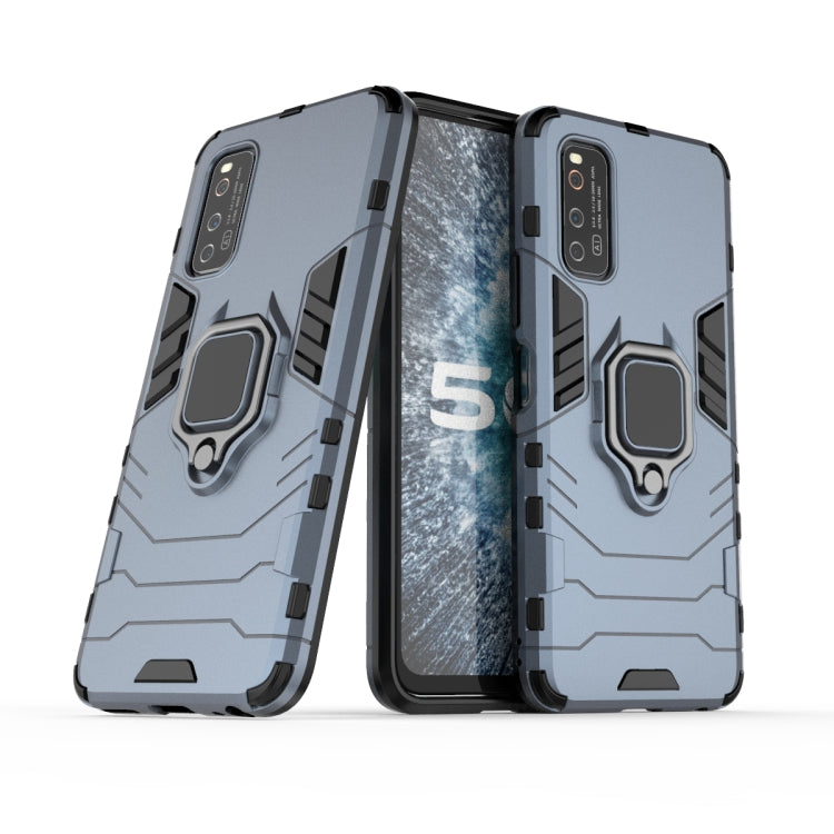 For Vivo IQOO Neo 3 PC + TPU Protective Case with Magnetic Ring Holder