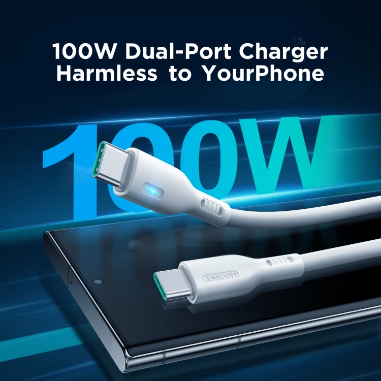 JOYROOM S-CC100A13 100W USB-C / Type-C to USB-C / Type-C Fast Charging Data Cable, Length:1.2m