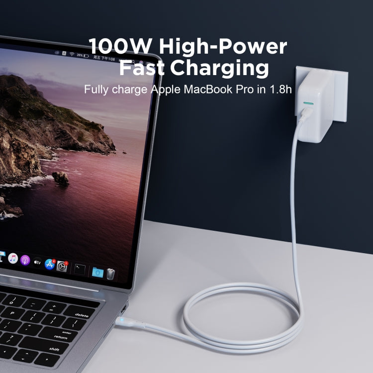JOYROOM S-CC100A13 100W USB-C / Type-C to USB-C / Type-C Fast Charging Data Cable, Length:2m