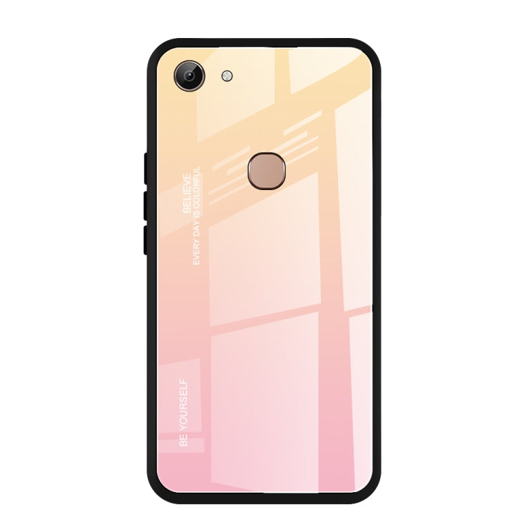 For Vivo Y83 Gradient Color Glass Case