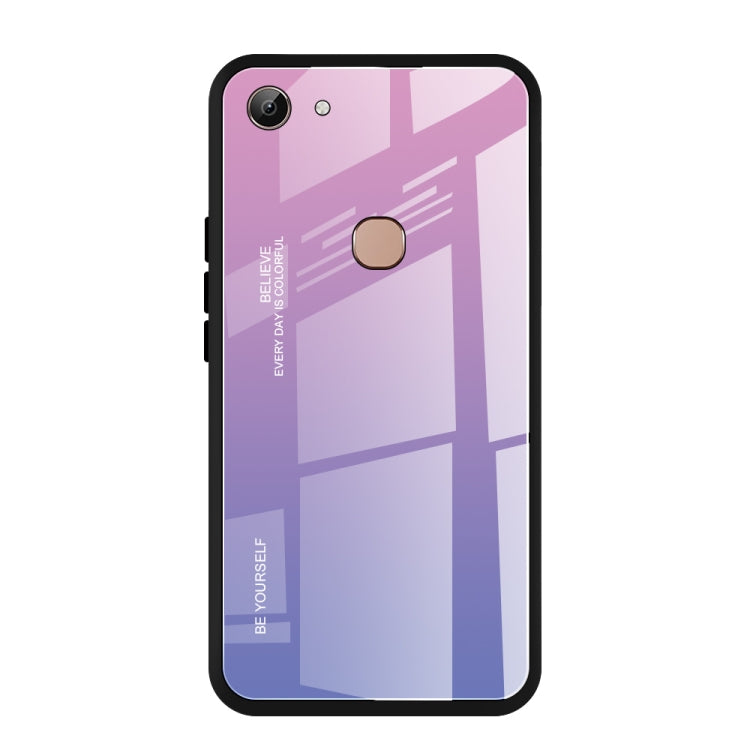 For Vivo Y83 Gradient Color Glass Case
