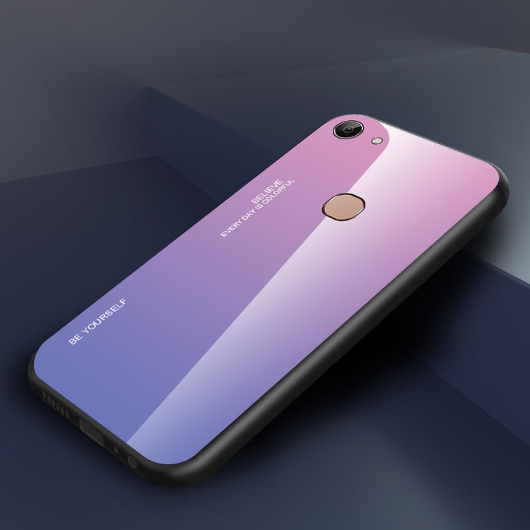 For Vivo Y83 Gradient Color Glass Case